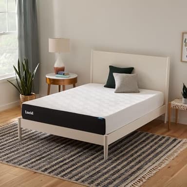 LUCID 10 Inch Memory Foam Mattress - Firm Feel - Infused with Bamboo Charcoal and Gel - Bed in a Box - Temperature Regulating - Pressure Relief - Breathable - Queen SizeQueen Size - Image 9