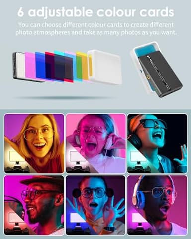 150 LED Phone Light, Selfie Light for iPhone/Phone/iPad/Camera, 5500Mah Rechargeable Portable Lights, 3 Lighting Adjustment Modes, Selfie Lights for Photography/TikTok/Vlog/Video - Image 5