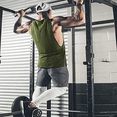 COOFANDY Men Bodybuilding 2 Pack Tank Top Gym Workout Shirt Bodybuilding T Shirt - Image 4