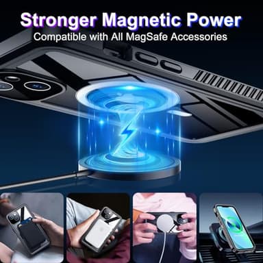 Red2Fire 2024 New Designed for iPhone 13 Case Waterproof,[Compatible with MagSafe][Built-in Camera & Screen Protector][Full Body Shockproof][IP68 Waterproof][Dustproof] Phone Case 6.1" - Image 3