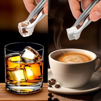 Mini Serving Tongs, Anytrp 18-Packs Stainless Steel Sugar Tongs, 4.3inch Ice Tongs Kitchen Appetizers Tongs for Coffee Bar, Tea Party, Desserts Party, Sugar and Ice Bucket - Image 4