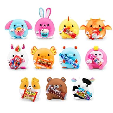 ZURU Snackles (Mentos Hippo Super Sized 14 inch Plush by ZURU, Ultra Soft Plush, Collectible Plush with Real Licensed Brands, Stuffed Animal - Image 5