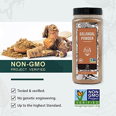 Soeos Galangal Powder 8 oz, Ground Galangal, Alpinia Galanga, Non-GMO, Kosher, Galangal Ginger Powder for Thai Soup, Tom Yum Soup, and Tea - Image 3