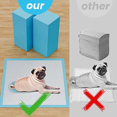 60 Count Dog Pee Pads Extra Large,32"X 36"Pet Training Pads,Disposable Pet Potty Pads Super Absorbent & Leak-Proof for House Training Cats,Rabbits,Dogs Leak-Proof Pet Pads - Image 2