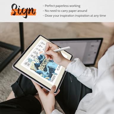[2 Pack] Paper Screen Protector for iPad 10th generation (2022) / 11th generation (A16, 2025), Write and Draw Like on Real Paper/Matte/High Sensitive/Anti Glare - Image 3