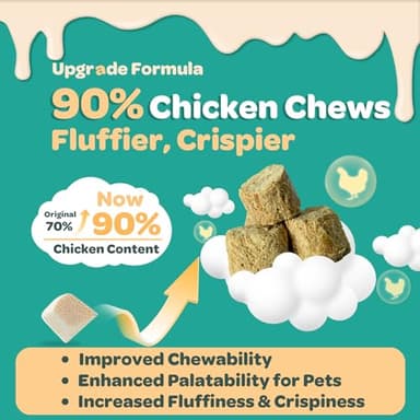 NATURE TARGET Dog Allergy Relief Freeze Dried Chews, with Probiotics, Colostrum for Immune Health, Anti Itch & Seasonal Allergies & Scratching, Omega 3 for Skin & Coat Health, Pawlicking, Hot Spots - Image 7