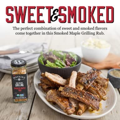 Watkins Organic Grilling Smoked Maple Rub, Non-GMO, Kosher, 3.8 Oz, 1-Pack - Image 4