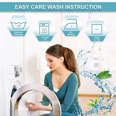 RYB HOME Room Partition Curtains Privacy Blackout Drapes Energy Efficient Odor Reducing Sounproof Screen for Backdrop Dorm Studio Office, Wide 150 inches x Long 96 inches, Navy Blue, 1 Panel - Image 8