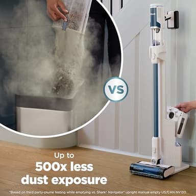 Shark Clean & Empty Cordless Stick Vacuum – Lightweight Cordless Vacuum with Auto-Empty System, HEPA Filter, Portable, Rechargeable, Exclusive Motorized Hand Tool for Pet Hair, BU3523 - Image 6