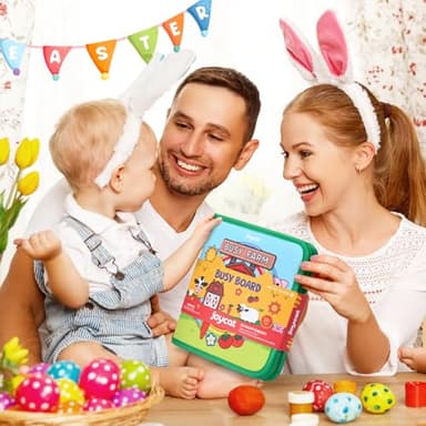 Farm Busy Book for Toddlers 1-3 - 1 Year Old Boys Girls Gifts Toys, Educational Quiet Activity Book with Life Skills, Toddler Travel Toys 1-2 - Image 7
