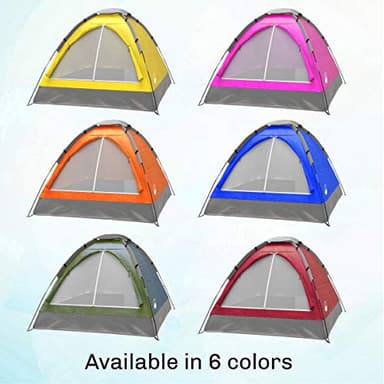 2 Person Camping Tent with Rain Fly and Carrying Bag - Lightweight Outdoor Tent for Backpacking, Hiking, or Beach Use by Wakeman Outdoors (Green) - Image 8