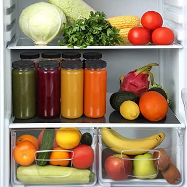 [ 8 Pack ] Glass Juicing Bottles with 2 Straws & 2 Lids w Hole- 16 OZ Travel Drinking Jars, Water Cups with Black Airtight Lids, Reusable Tall Mason Jar for Juice, Bubble Tea, Smoothie, Tea, Kombucha - Image 5