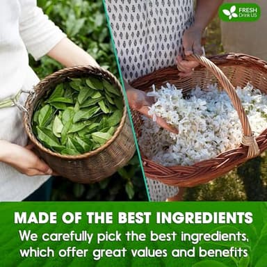 FreshDrinkUS, Premium 20 Tea Bags of Jasmine Green Tea, 100% Natural. Exquisite Flavor, Handpicked Leaves, Perfect for Tea Lovers. No Sugar, No Gluten, Vegan. - Image 5