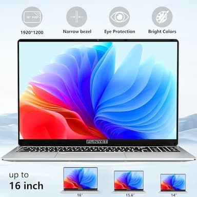 Laptop Computer, Gaming Laptop 2025 Windows 11 Pro, 16 Inch Lap Top PC, 16GB RAM 1TB SSD, Intel 12th Gen Processor(up to 3.4GHz), Backlit Keyboard, Fingerprint Unlock, FHD, 2 Years Warranty - Image 6