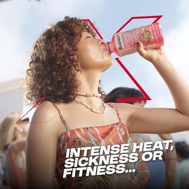 SueroX Sugar-Free Sports Drink for Hydration and Recovery, Electrolyte Hydration Drink with 8 Ions, Zero Calorie Sports Drinks with Electrolytes, Tropical Pack, 21.3 Fl Oz, 12 Count - Image 6