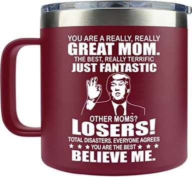 Gifts for Mom from Daughter, Son - Mothers Day Gifts for Mom, Wife, Women - Moms Birthday Gift Ideas, Cool Birthday gifts for Moms, Mothers - Best mom Mug, 14 Oz Stainless Steel moms Coffee Mug - Image 1