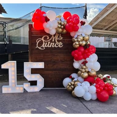 NISOCY White Balloons,102PCS 18In 12In 10In 5In White Latex Balloons Arch Garland for Wedding,Bride Engagement, Festival Picnic, Birthday,White Theme Anniversary Christmas Decoration - Image 7
