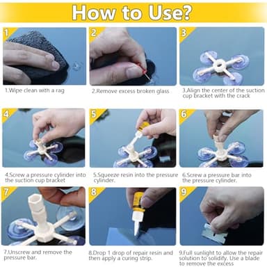 Windshield Crack Repair Kit, 1227-cl-04 - Image 5