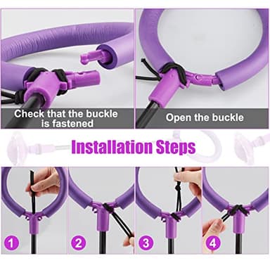 Chridark Ankle Skip Ball for Kids - Foldable Flash Wheel Skip Ball, Outside Game Toys for Kids & Adults, Gift for Boys & Girls Age 5 6 7 8 9 10 Years Old, Purple - Image 5