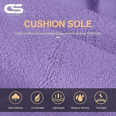 CS CELERSPORT Ankle Athletic Running Socks Low Cut Sports Tab Socks for Men and Women (6 Pairs), Medium, Multicolor - Image 5