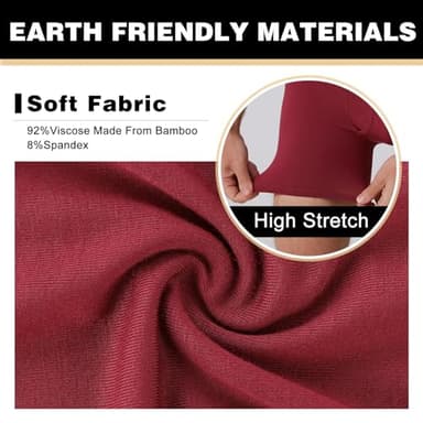 BAMBOO COOL Men's Ultra ComfortSoft Underwear, Moisture Wicking & Breathable No Ride Up Boxer Briefs with Fly, Multipack - Image 5