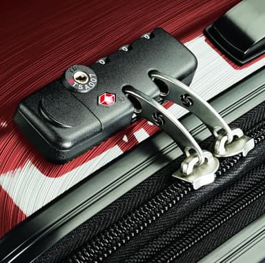 Samsonite Winfield 2 Hardside Expandable Luggage with Spinner Wheels, Burgundy, Checked-Large 28-Inch - Image 4