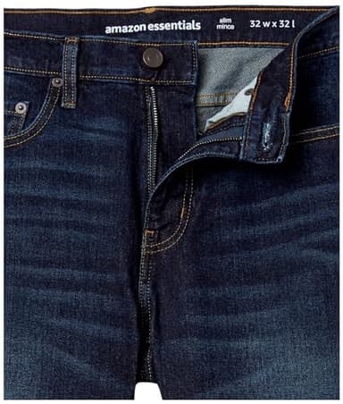 Amazon Essentials Men's Slim-Fit Jeans - Discontinued Colors, Indigo Wash, 34W x 30L - Image 6