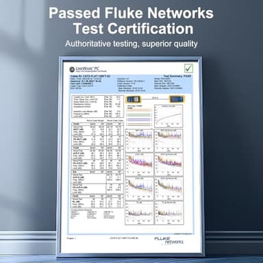 Cat 6 Ethernet Cable 200 ft, High Speed 10Gbps Flat Internet Network Cable, Pure Copper Ethernet Patch Cable Long, Computer LAN Cable with Clips & Straps for Router, Modem, PS4/5, Blue - Image 8