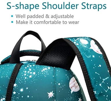 BLUEFAIRY Kids Backpack for Boys Girls School Bookbags for Elementary Primary Middle School Bags Book Bags for Teens Adolescentes Back to School Gifts Mochilas Escolares para Niñas Galaxy Cyan - Image 6