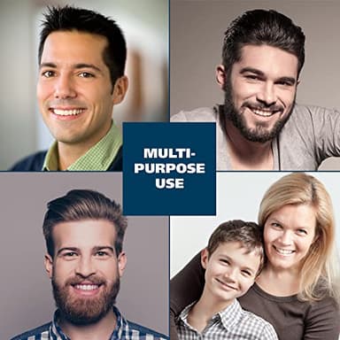 Wahl Clipper Rechargeable Cord/Cordless Haircutting & Trimming Kit for Heads, Longer Beards, & All Body Grooming - Model 79434 - Image 9