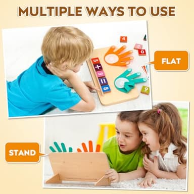 Preschool Learning Toys for Toddlers 2-4, Educational Math Manipulatives Number Counting Blocks for Kids, Montessori Toys for 3-5 Year Old Boys Girls Birthday Gifts - Image 4