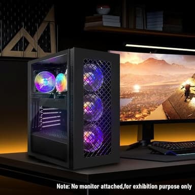 STGAubron Gaming Desktop PC, Intel Core I7 8th Gen up to 4.1G, GeForce GTX 1660 Super 6G, 16G DDR4, 512G SSD, WiFi 6 & BT 5.2, RGB Fan x4, Windows 11 Home - Image 4