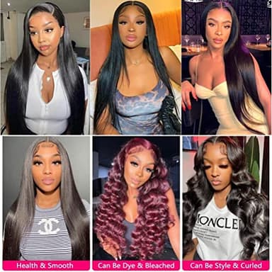10A Brazilian Straight Human Hair Bundles 18 20 22 Inch 100% Unprocessed Virgin Straight Weave 3 Bundles Deals Human Hair - Image 6