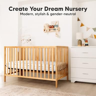 KeaBabies 2-Pack Fitted Crib Sheets for Boys, Girls, Baby - Soft Bamboo Viscose Cotton, 52x28 Standard Crib Mattress Sheets, Toddler Bed Mattress Cover, Gender Neutral, Breathable, Durable (Savannah) - Image 5