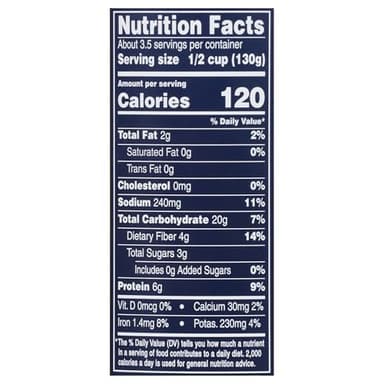 Bush's Best Reduced Sodium Garbanzos Chickpeas, Source Of Plant Based Protein And Fiber, Low Fat, Gluten Free, 16 oz - Image 2