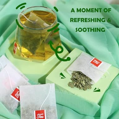 TEARELAE - Lemon Balm Tea Bag - 1.5g X 50 Count - Pure Natural Dried Lemon Balm Herb - Premium Lemon Balm Leaf for Calming and Digestion Support - Caffeine-free - Non-GMO - Image 4
