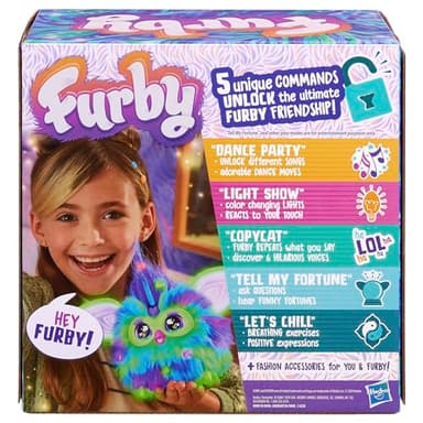 Furby Galaxy Edition, Glow in The Dark, 15 Fashion Accessories, Interactive Plush Toys for 6 Year Old Girls & Boys & Up, Voice Activated Animatronic (Amazon Exclusive) - Image 15