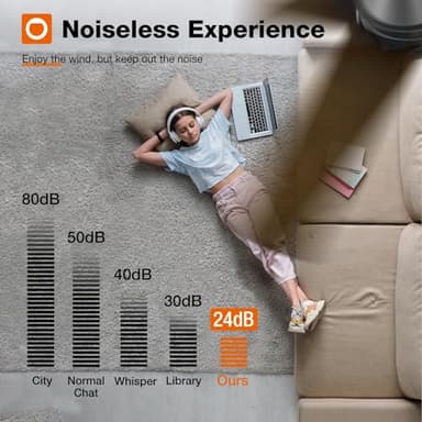 addlon Ceiling Fans with Lights, 42 Inch Low Profile Ceiling Fan with Light and Remote Control, Flush Mount, Reversible, 3CCT, Dimmable, Quiet, Black Small Ceiling Fan for Bedroom Indoor/Outdoor Use - Image 6