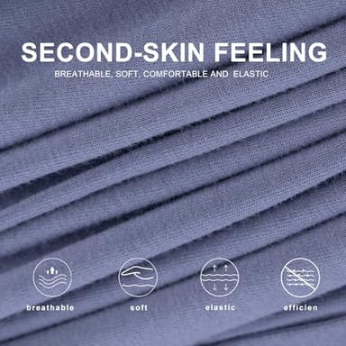 BAMBOO COOL Mens Boxer Shorts Underwear Soft Comfortable Breathable Knit Boxers Short for Men (5 Pack), XX-Large - Image 2