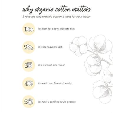 Burt's Bees Baby baby girls Sweatshirts, Lightweight Zip-up Jackets & Coats, Organic Cotton Hooded Sweatshirt, Heather Grey Quilted, Newborn US - Image 4