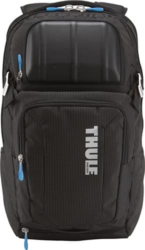Thule Crossover 32L Backpack - 15inch MacBook Pro / 15.6inch PC/Tablet compatible - Crush proof sunglass/tech pocket - Travel backpack - Carry on sized backpack,Black - Image 3