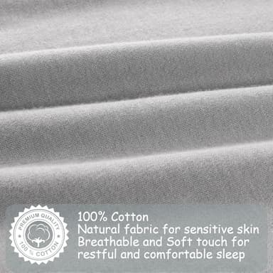 Looxii Baby Sleep Sack 0.5 TOG, 100% Cotton 3 Pack Wearable Blanket Baby Sleep Bag for Newborn Infant, 2-Way Zipper Lightweight Toddler Sleeping Sack 18-24 Months - Image 6
