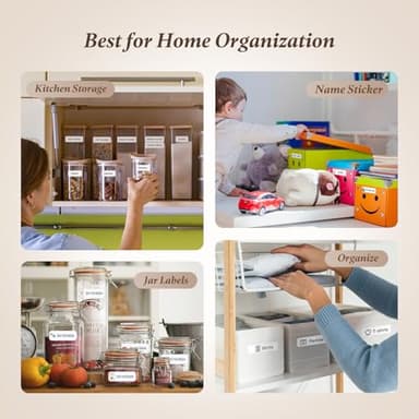 NIIMBOT D110 Label Maker Machine with Label, Small Label Printer Bluetooth Connection Multiple Templates Available for Phone Easy to Use for Office Home Organization Rechargeable White - Image 4