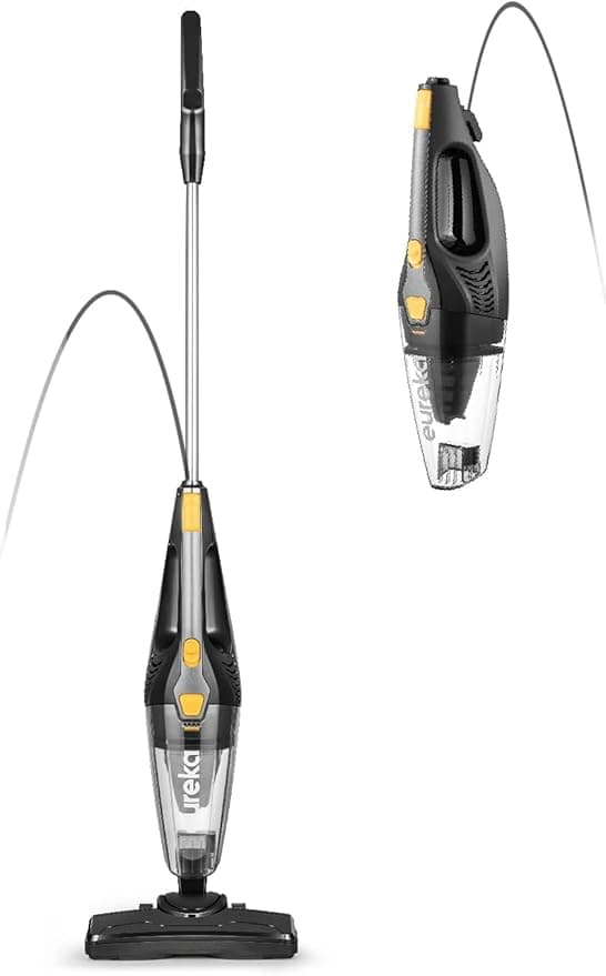 Eureka Blaze Stick Vacuum Cleaner, Powerful Suction 3-in-1 Small Handheld Vac with Filter for Hard Floor Lightweight Upright Home Pet Hair, Dark Black - Image 1