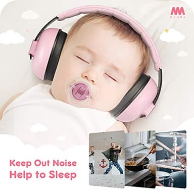 Mumba Baby Ear Protection Noise Cancelling Headphones for Babies and Toddlers Baby Earmuffs - Ages 3-24+ Months - Image 5