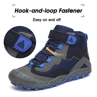 Mishansha Kids Hiking Boots Toddler Girls Boys Hiking Shoes Water-Resistant Anti-Collision Non-Slip Athletic Outdoor Trekking Boots - Image 5