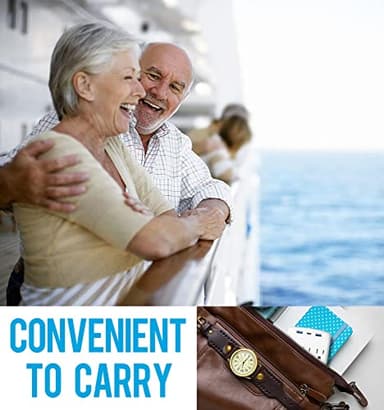 Puveini Cruise Power Strip Foldable Plug Non Surge Protector with USB C Outlets 3.4A Total, Cruise Ship Essentials, 2 Prong to 3 Prong Outlet Adapter, Japan Plug Adapter - Image 5