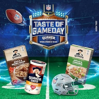 Quaker Instant Oatmeal, 2 Flavor Gluten Free Variety Pack, 32 Count - Image 5