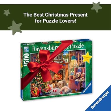 Ravensburger - Christmas Songbirds - 500 Piece Large Format Jigsaw Puzzle - Quaint & Musical Winter Birds and Birdhouses Decorated for The Holidays - Premium Quality - Ages 12+ - Image 5