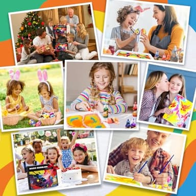 Water Marbling Paint Kit, Arts and Crafts For Kids,Birthday Gifts for Girls Boys 3+Years Old, Toys For Ages 8-13 5-7 3-6, Art Supplies for Kids - Image 2